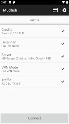 Mudfish Cloud VPN android App screenshot 1